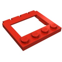 2349b - Hinge Vehicle Roof  4 x  4 Sunroof with Ledges - Red