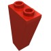 2449 - Slope Inverted 75Â° 2 x 1 x 3 - Red