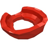 24504 - Minifig Neckwear Ninja Face Scarf - Red
