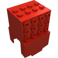 2619 - Motor Cover, Monorail - Red