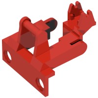 2648 - Crane Grab Jaw - Red