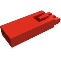 2650 - Hook Slider - Arm Base with Three Finger Hinge - Red