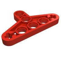 2905 - Technic Beam Triangle Thin [Type I] - Red