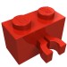 30237a - Red - Brick Special 1 x 2 with Vertical Clip [Thick U Clip]