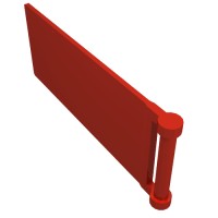 30292 - Flag 7 x 3 with Rod - Red
