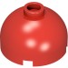 30367c - Red - Brick Round 2 x 2 Dome Top, Hollow Stud
