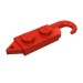 3127 - Hook, Plate 1 x 2 with Crane Hook Left - Red