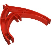 32218 - Znap Beam Double Curve 4 Holes - Red