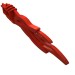 32558 - Red - Large Figure Weapon Sword, Toa Flame 2 x 12 with Two Holes