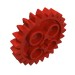 3648b - Technic Gear 24 Tooth [New Style with Single Axle Hole] - Red