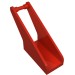 3997 - Red - Hook, Fabuland Tow Hook - Arm, 2 x 4 Base
