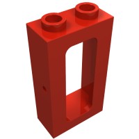4035 - Window 1 x 2 x 3 Train - Red