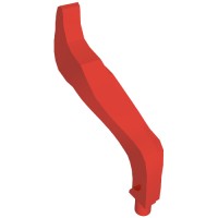 44740 - Headwear Accessory Bandana Tassel with Pin - Red