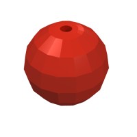 54821 - Projectile, Large Figure Weapon, Zamor Sphere / Ball - Red