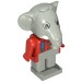 fabfig0009c03pr0002 - Red - Fabuland Figure, Edward (Elton) Elephant with Suspenders