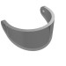 2447 - Headwear Accessory Visor For Standard Helmet - Trans-Brown
