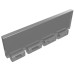 30161 - Windscreen 1 x 4 x 1 1/3 with Bottom Hinge - Trans-Brown