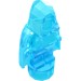 16478 - Minifig Trophy Statuette, Hooded Figure (Emperor Palpatine Hologram) - Trans-Light Blue