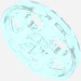 4185 - Technic Wedge Belt Wheel [aka Pulley] - Trans-Light Blue
