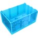 4237 - Trans-Light Blue - Trunk / Chest Bottom 4 x 6 x 2 1/3