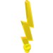 27256 - Wave / Lightning Angular, Single - Trans-Yellow