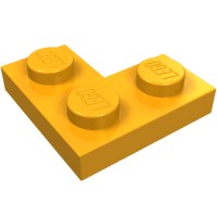 2420 - Plate 2 x 2 Corner - Medium Orange