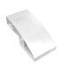 11477 - Slope Curved 2 x 1 No Studs [1/2 Bow] - Trans-Clear