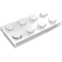 3020 - Plate 2 x 4 - Trans-Clear