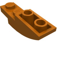 13547 - Slope Curved 4 x 1 Inverted - Dark Orange