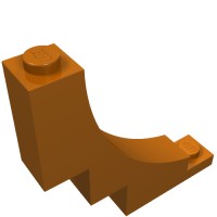 30099 - Brick Arch 1 x 5 x 4 Inverted - Dark Orange