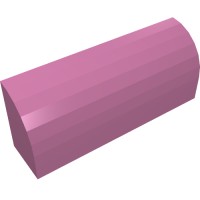 10314 - Brick Curved 1 x 4 x 1 1/3 No Studs - Dark Pink