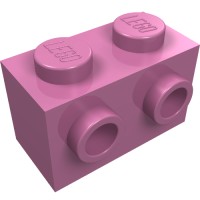 11211 - Brick Special 1 x 2 with 2 Studs on 1 Side - Dark Pink