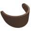 2447 - Brown - Headwear Accessory Visor For Standard Helmet
