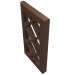 2529 - Brown - Window 1 x 2 x 3 Pane Latticed