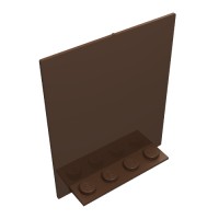 30102 - Door 2 x 5 x 5 Swivel, Flat Base - Brown