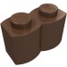 30136 - Brick Special 1 x 2 Palisade [aka Log] - Brown