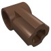 32013 - Technic Axle and Pin Connector Angled #1 - Brown
