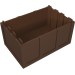 4237 - Trunk / Chest Bottom 4 x 6 x 2 1/3 - Brown