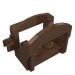 4491b - Brown - Animal / Creature Accessory, Saddle [Two Clips]