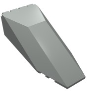 2507 - Windscreen 10 x 4 x 2 1/3 Canopy - Light Gray
