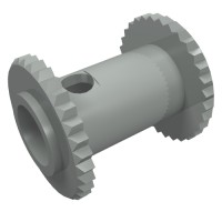 2585 - String Reel 2 x 2 Winch Drum - Light Gray