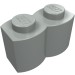 30136 - Brick Special 1 x 2 Palisade [aka Log] - Light Gray