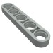32017 - Technic Beam 1 x 5 Thin - Light Gray