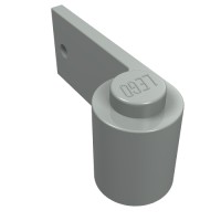 3822 - Door 1 x 3 x 1 Left - Light Gray