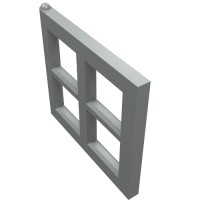 4133 - Window 2 x 4 x 3 Pane - Light Gray