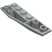 41764 - Wedge Curved Inverted 6 x 2 Right - Light Gray