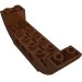 11301 - Reddish Brown - Slope, Curved 2 x 8 x 2 Inverted Double