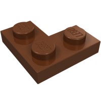 2420 - Plate 2 x 2 Corner - Reddish Brown