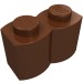 30136 - Brick Special 1 x 2 Palisade [aka Log] - Reddish Brown