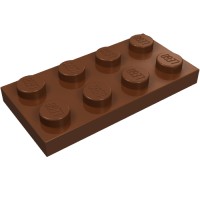 3020 - Plate 2 x 4 - Reddish Brown